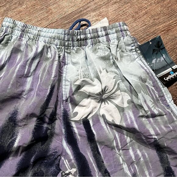 NWT Caribbean Blues Vintage Swim Trunks - Picture 3 of 8